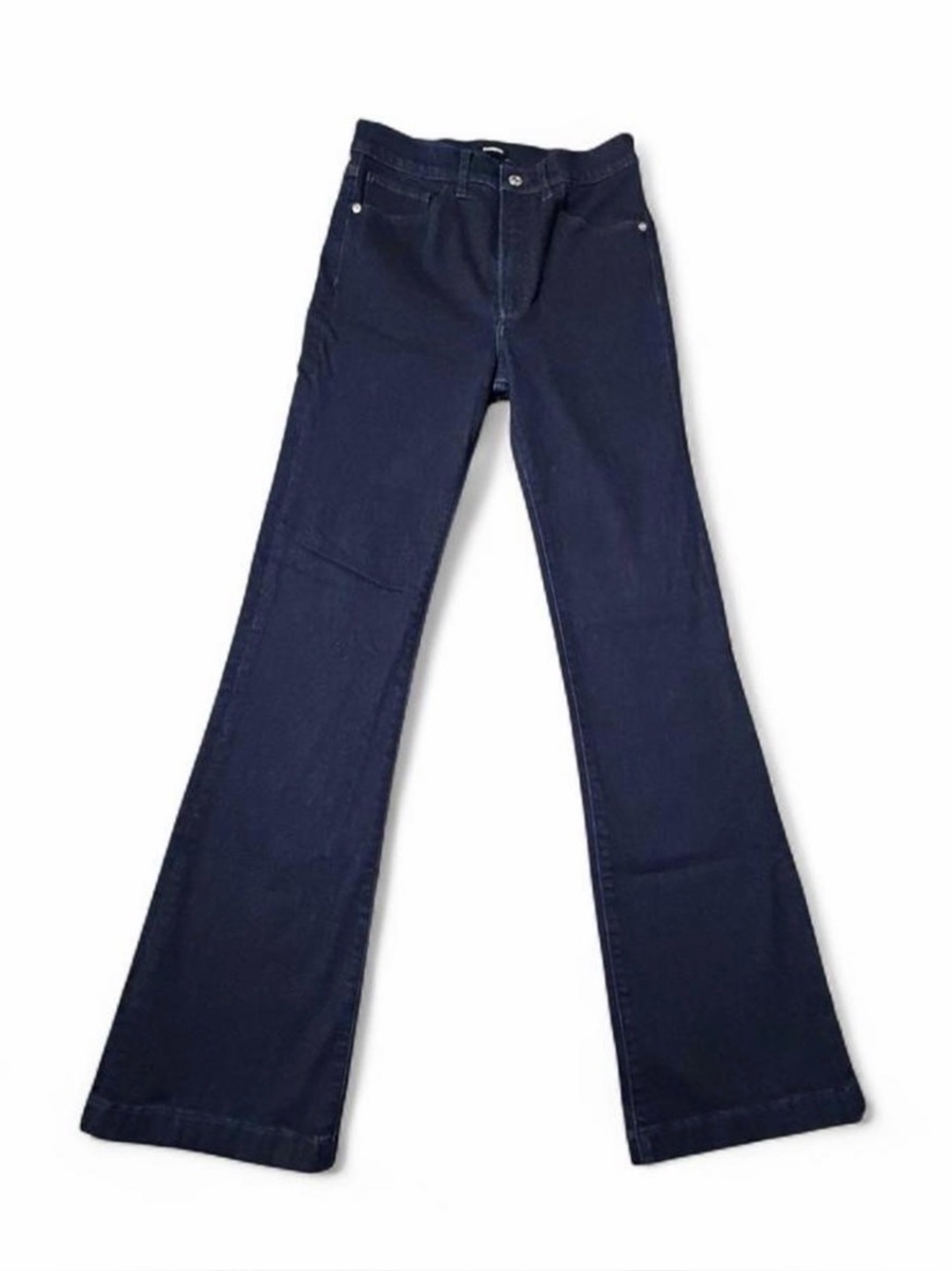 Express High Rise Bootcut Jeans Dark Wash Stretch Women’s Size 8R Western Indie